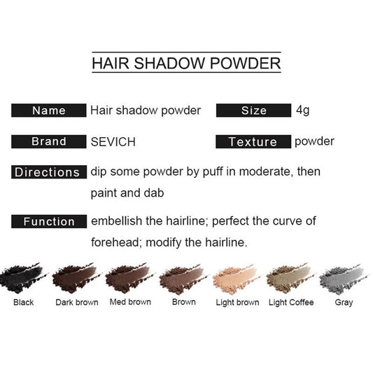 Transform Your Look with the US Waterproof Hair Line Filler Powder – Instant Coverage for All Hair Types!
